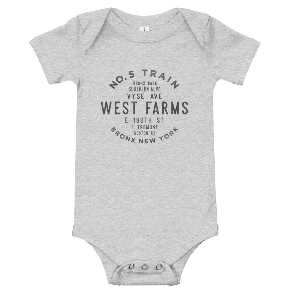West Farms Bronx NYC Infant Bodysuit