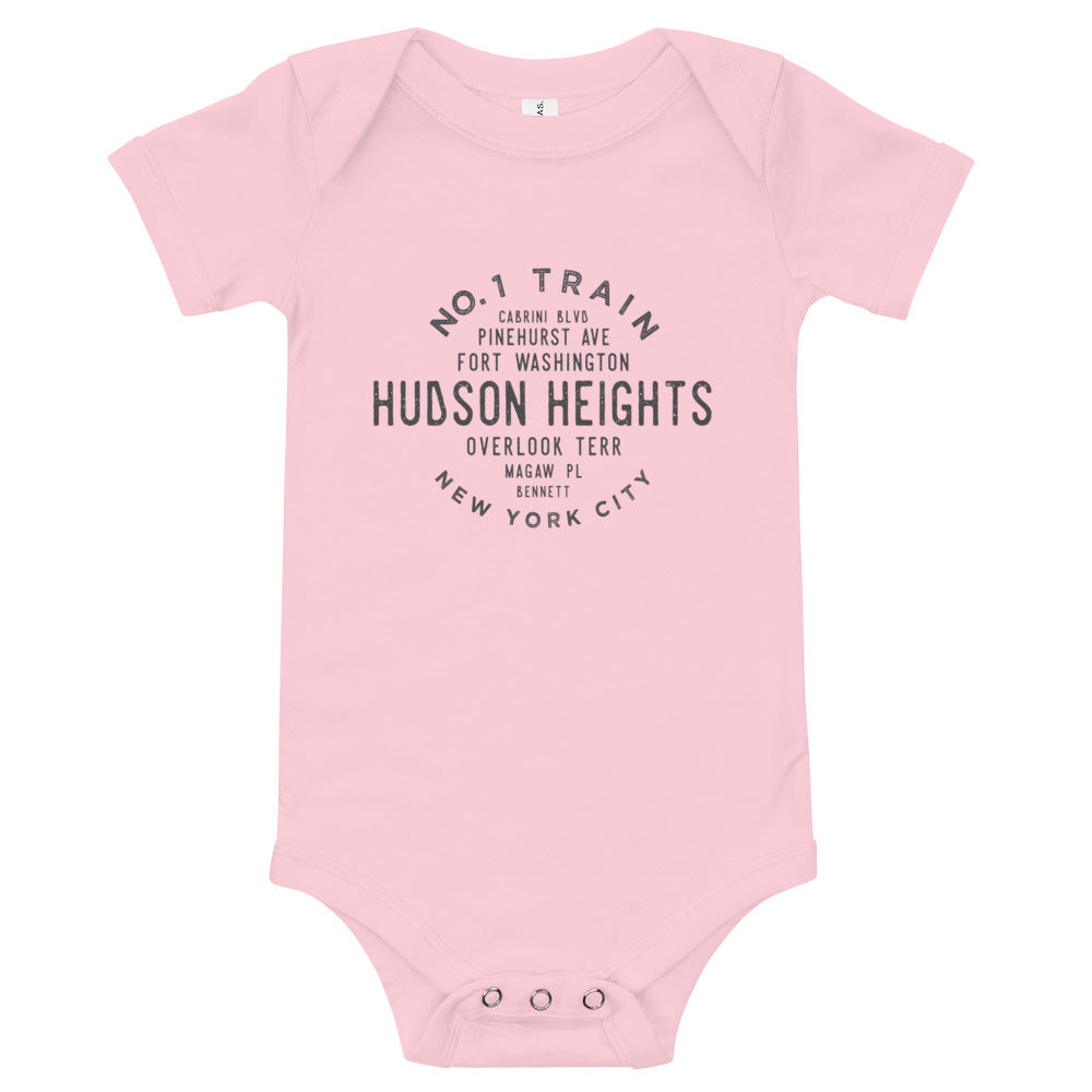 Hudson Heights Manhattan NYC Infant Bodysuit