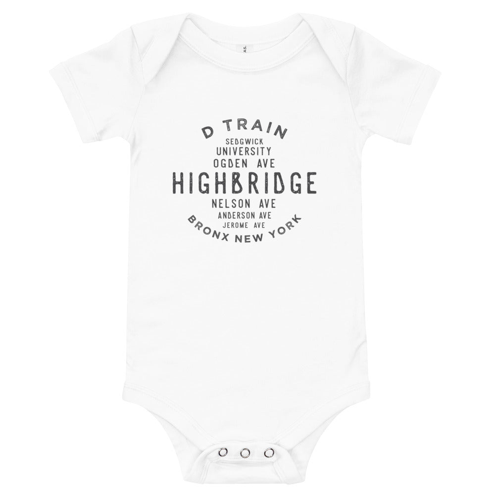 Highbridge Bronx NYC Infant Bodysuit