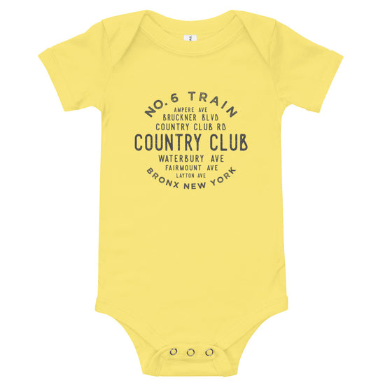 Country Club Bronx NYC Infant Bodysuit
