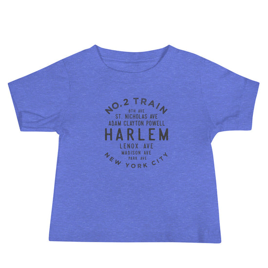 Harlem Manhattan NYC Baby Jersey Tee