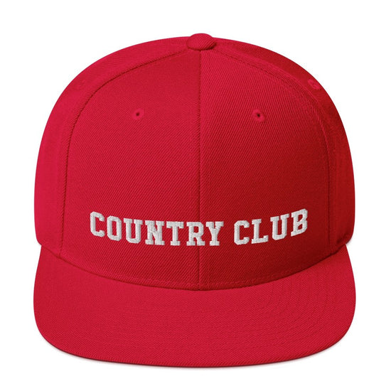 Country Club Snapback Hat - Vivant Garde