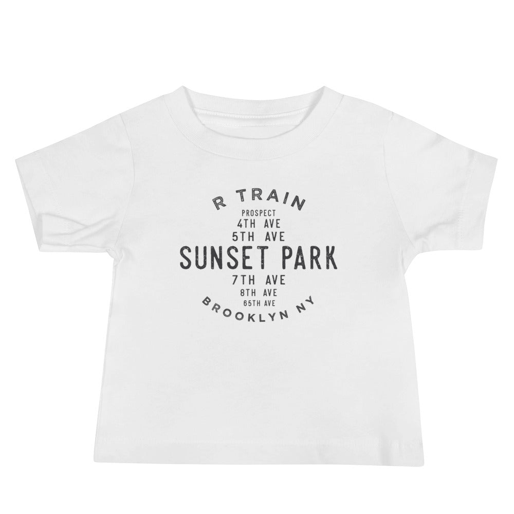 Sunset Park Brooklyn NYC Baby Jersey Tee