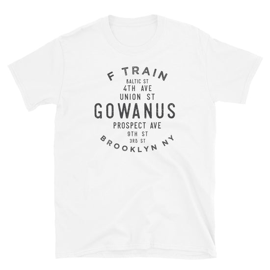 Gowanus Brooklyn Brooklyn NYC Adult Mens Grid Tee