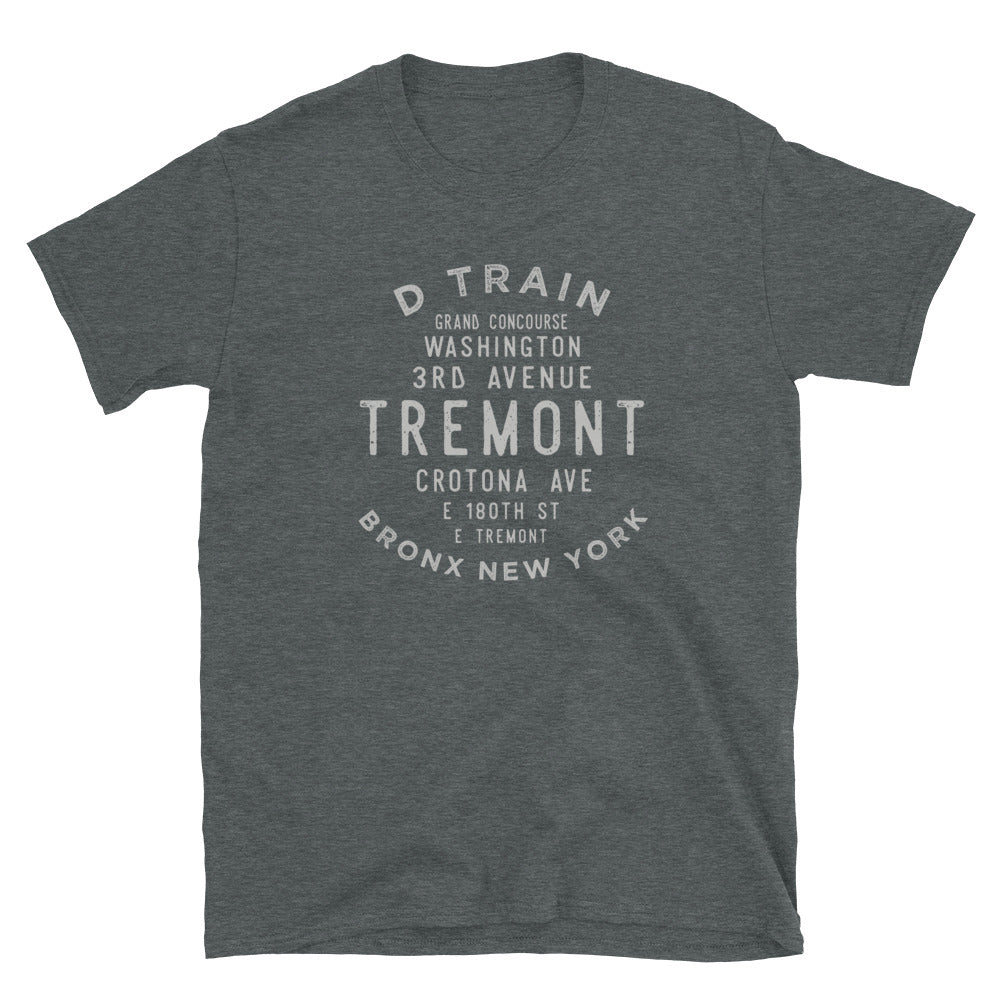 Tremont Bronx NYC Adult Mens Grid Tee