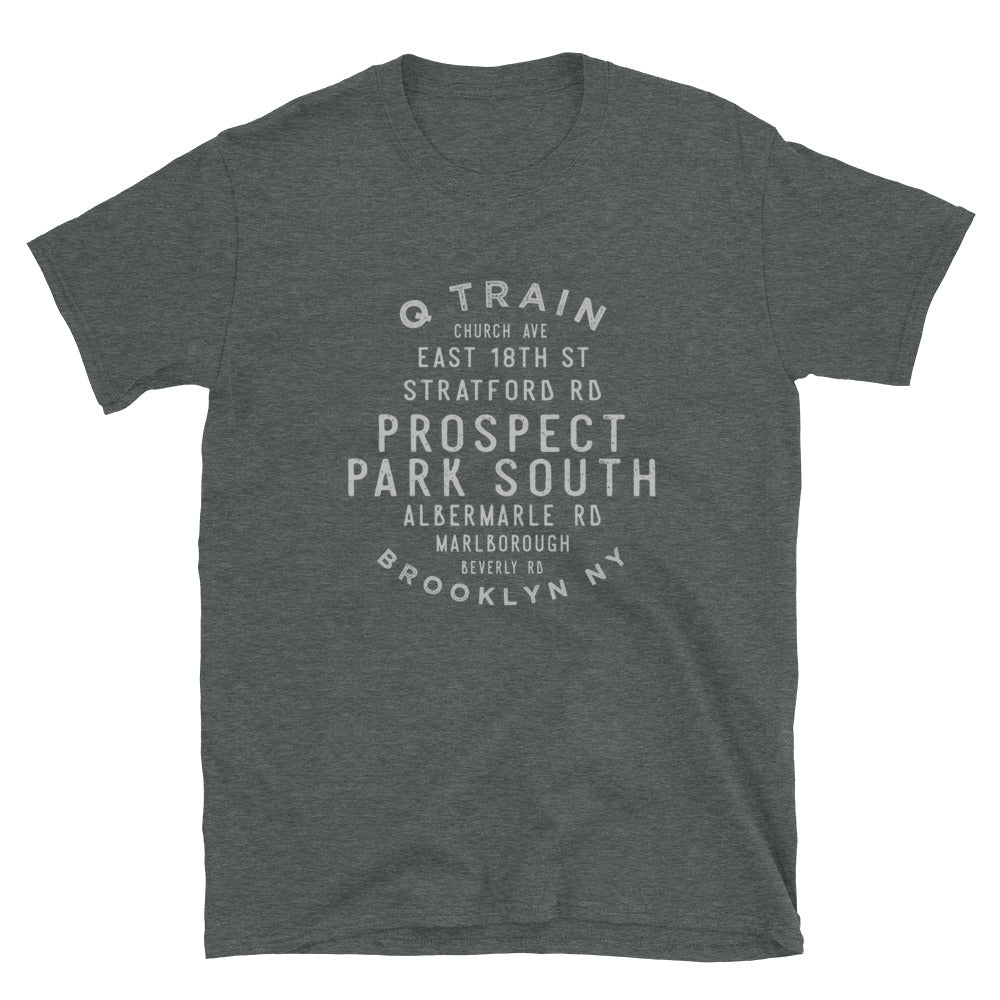 Prospect Park South Brooklyn NYC Adult Mens Grid Tee