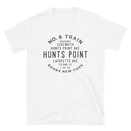 Hunts Point Bronx NYC Adult Mens Grid Tee