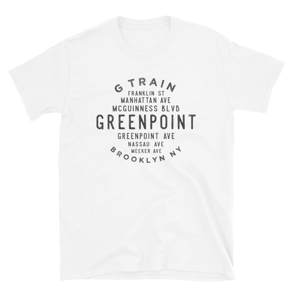 Greenpoint Brooklyn NYC Adult Mens Grid Tee