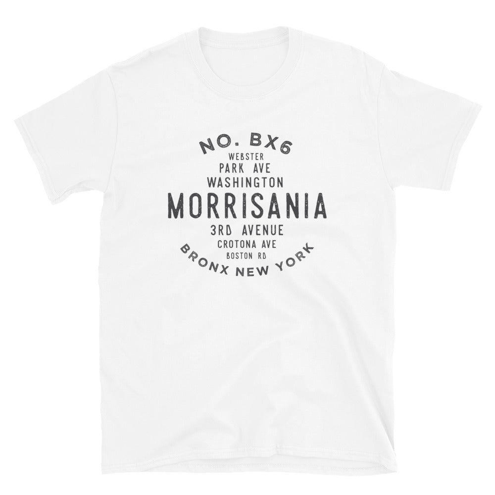 Morrisania Bronx NYC Adult Mens Grid Tee