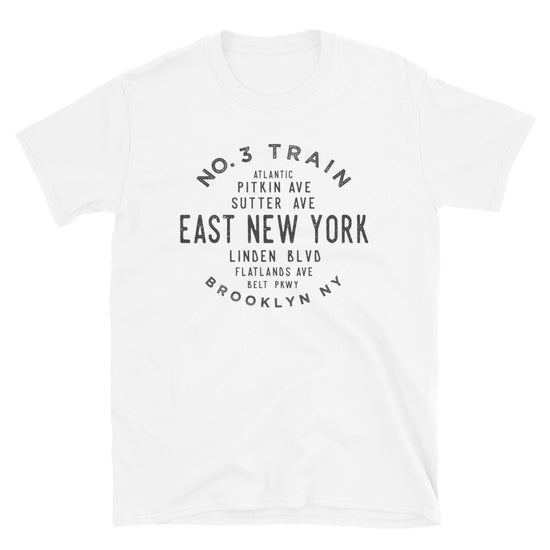 East New York Brooklyn NYC Adult Mens Grid Tee
