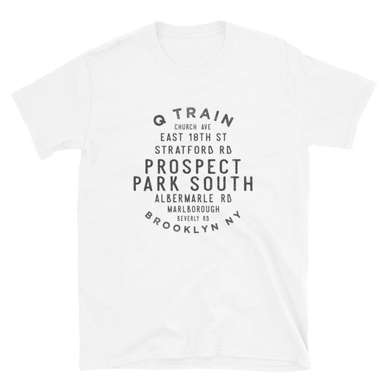 Prospect Park South Brooklyn NYC Adult Mens Grid Tee