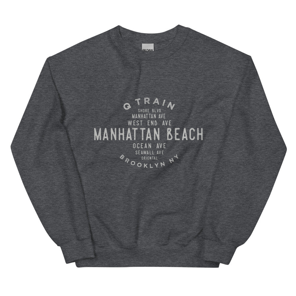 Manhattan Beach Brooklyn NYC Adult Sweatshirt