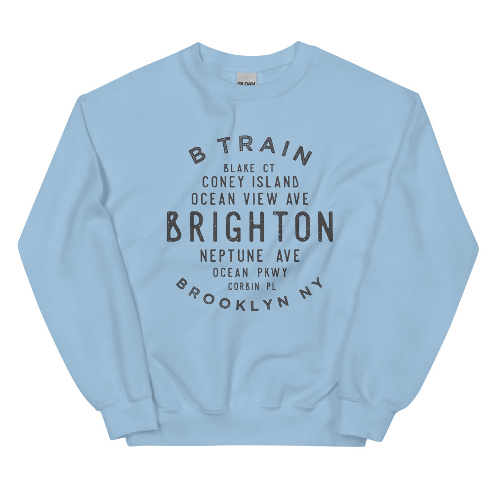 Brighton Beach Brooklyn NYC Adult Sweatshirt