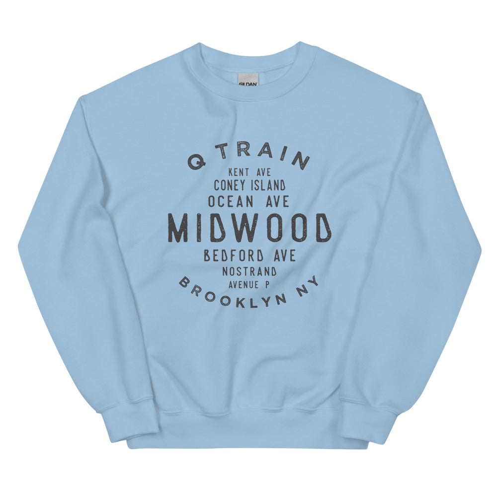 Midwood Brooklyn NYC Adult Sweatshirt