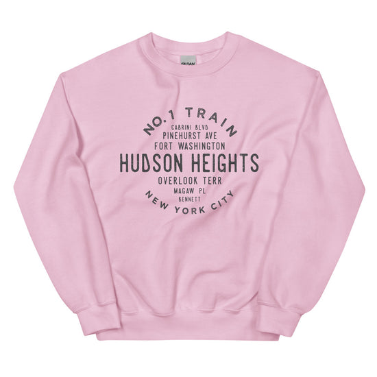 Hudson Heights Manhattan NYC Adult Sweatshirt