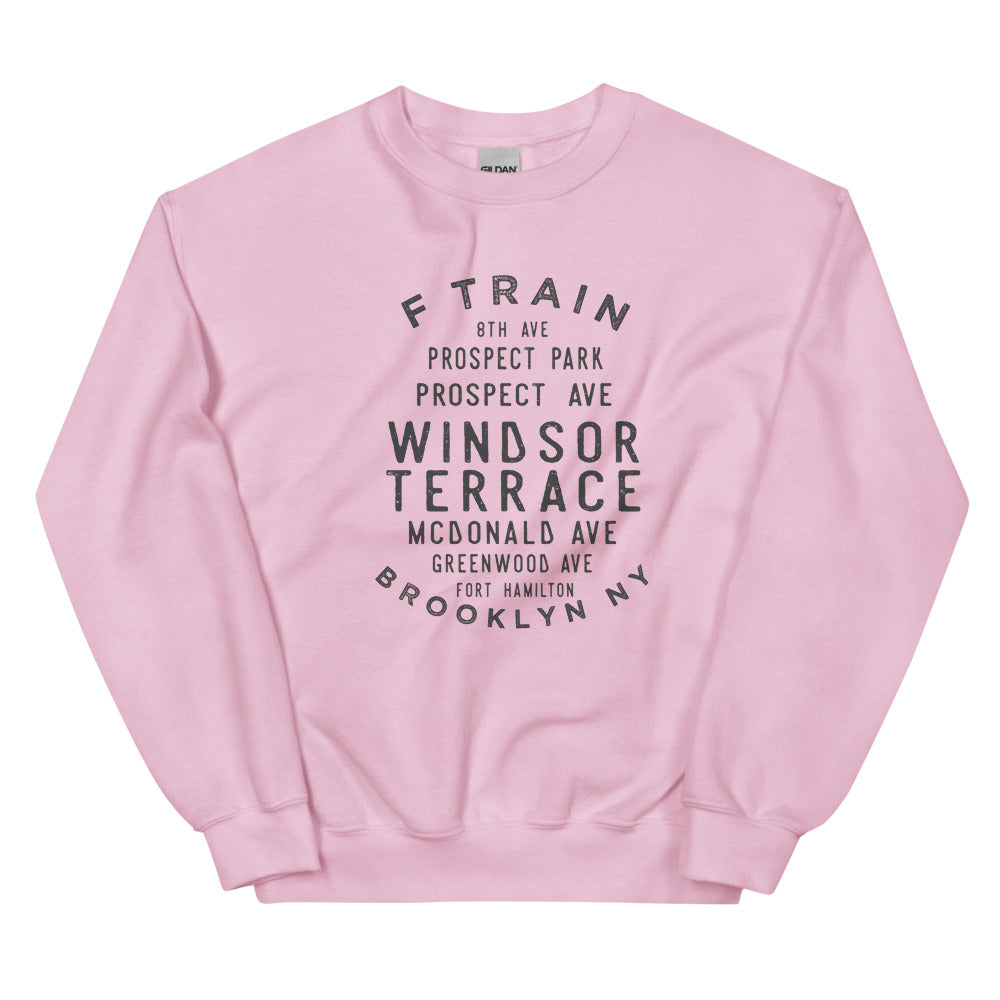 Windsor Terrace Brooklyn NYC Adult Sweatshirt