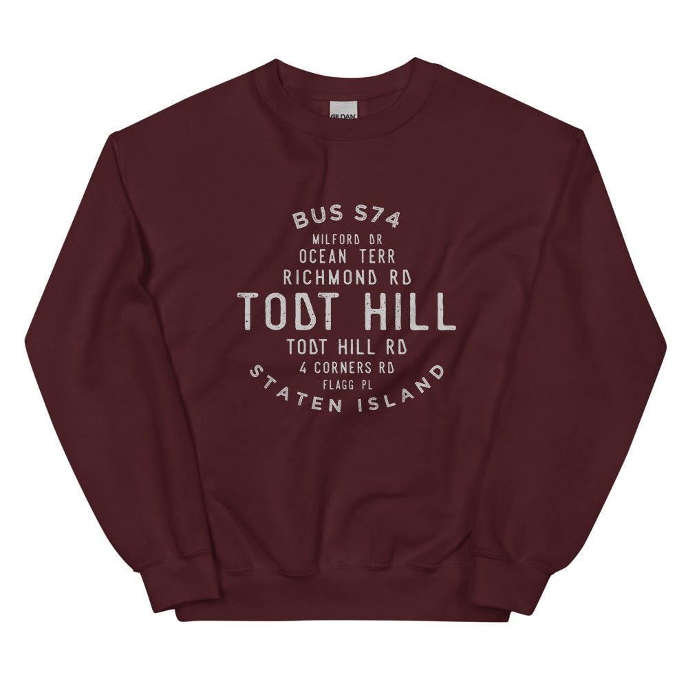 Todt Hill Staten Island NYC Adult Sweatshirt