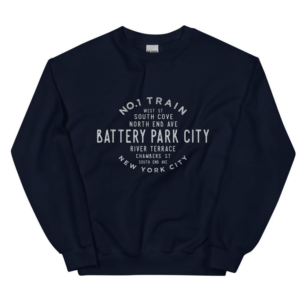 Battery Park Manhattan NYC Adult Sweatshirt