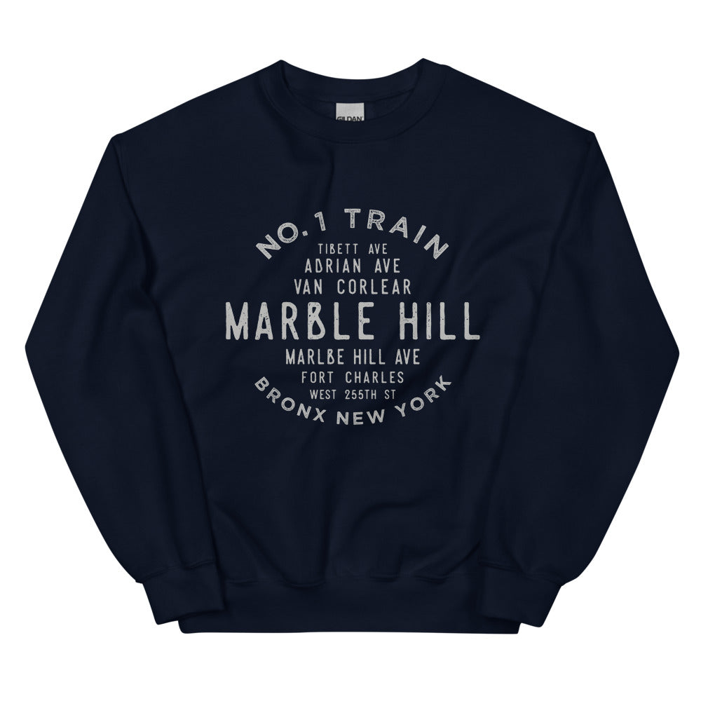 Marble Hill Bronx NYC Adult Sweatshirt