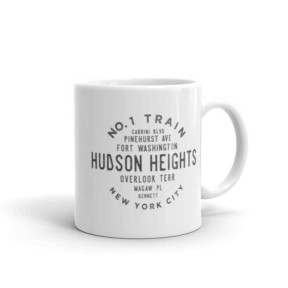 Hudson Heights Manhattan NYC Mug