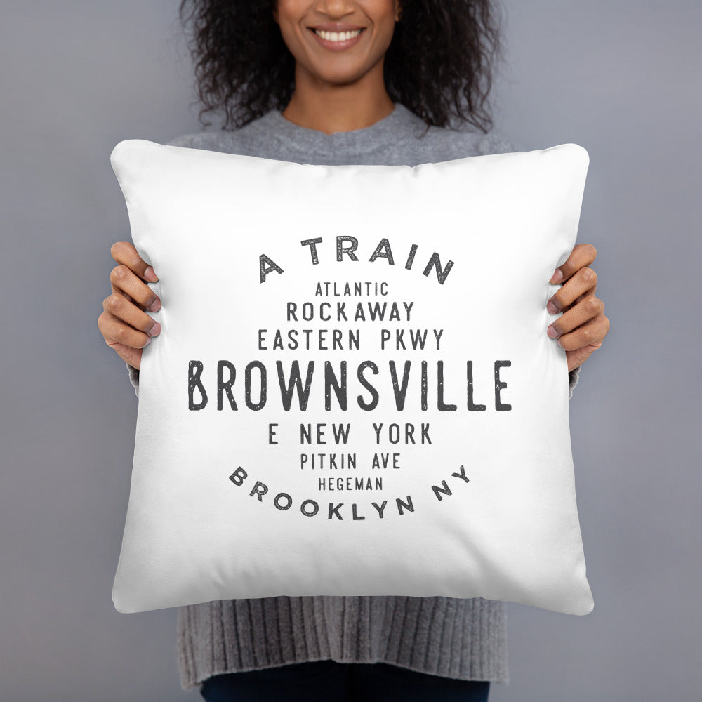 Brownsville Brooklyn NYC Pillow