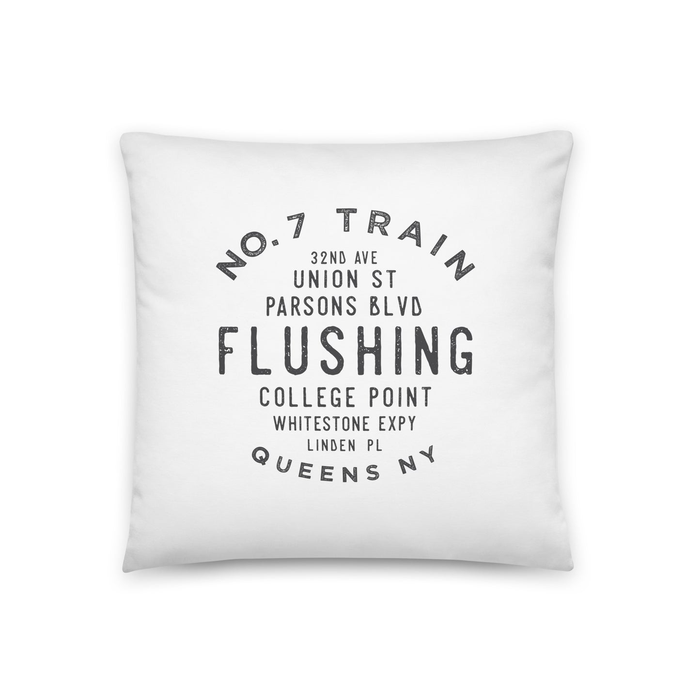 Load image into Gallery viewer, Flushing Queens NYC Pillow
