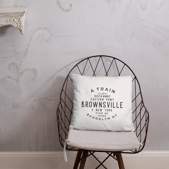 Brownsville Brooklyn NYC Pillow