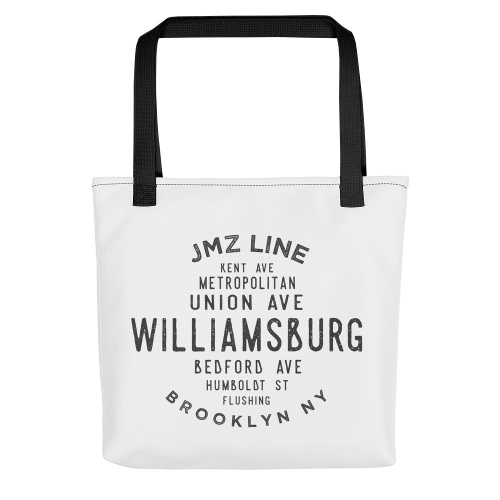 Load image into Gallery viewer, Williamsburg Brooklyn NYC Tote Bag
