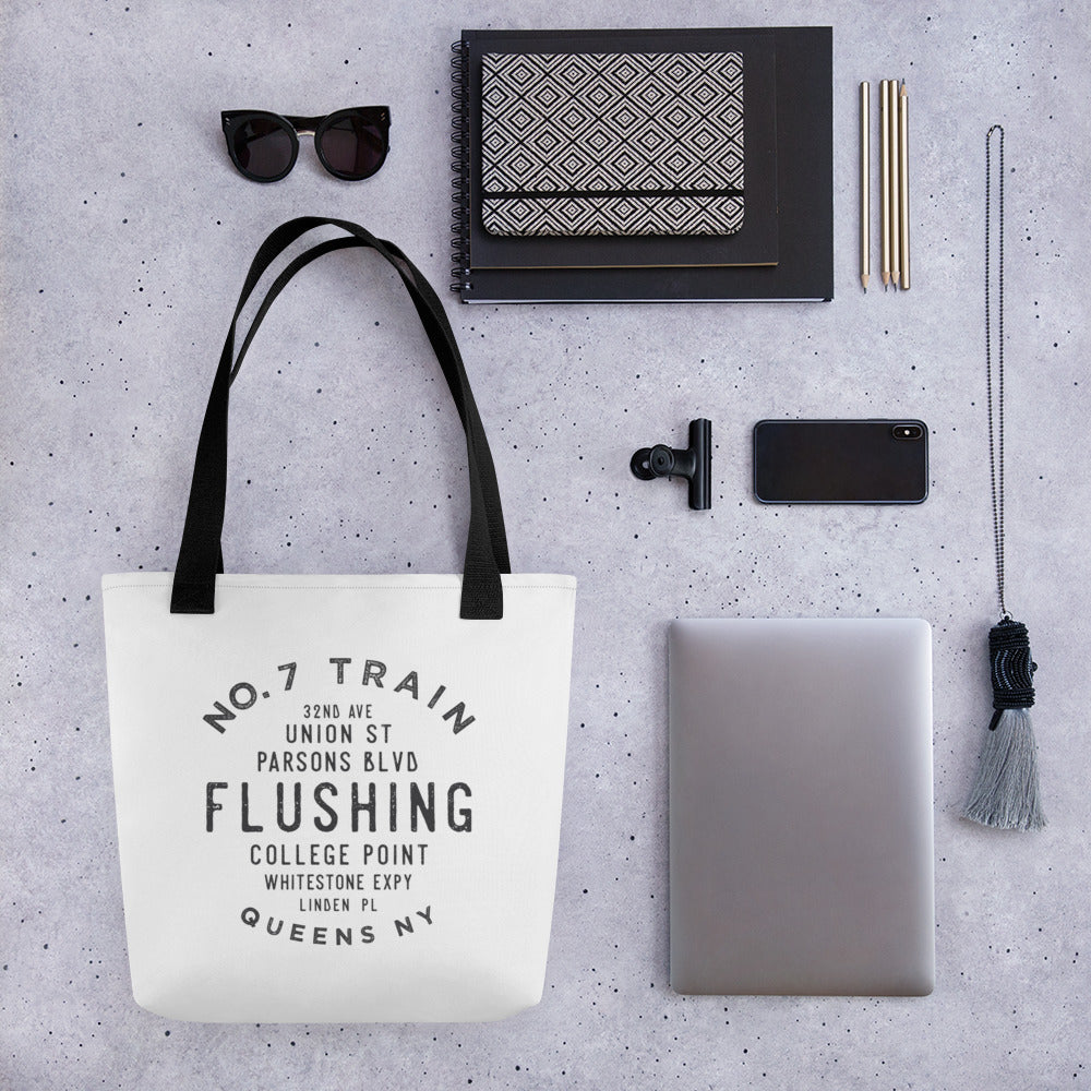 Flushing Queens NYC Tote Bag