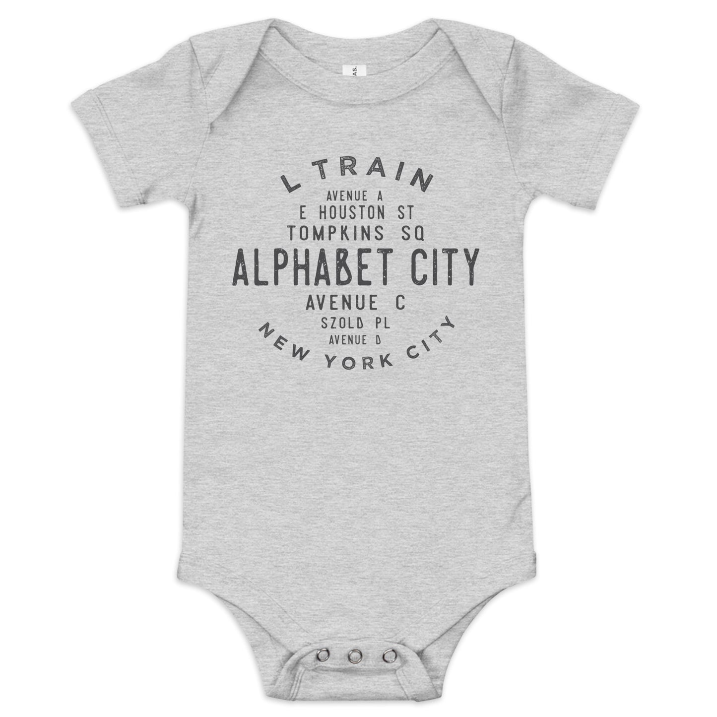 Alphabet City Manhattan NCY Infant Bodysuit