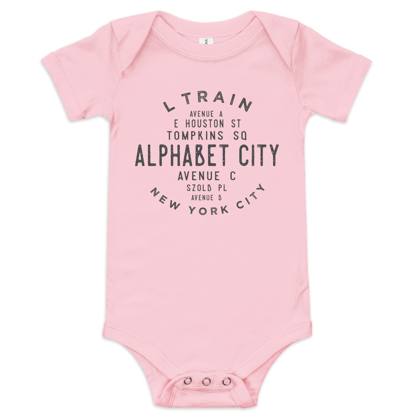 Alphabet City Manhattan NCY Infant Bodysuit