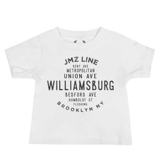 Williamsburg Brooklyn NYC Baby Jersey Tee