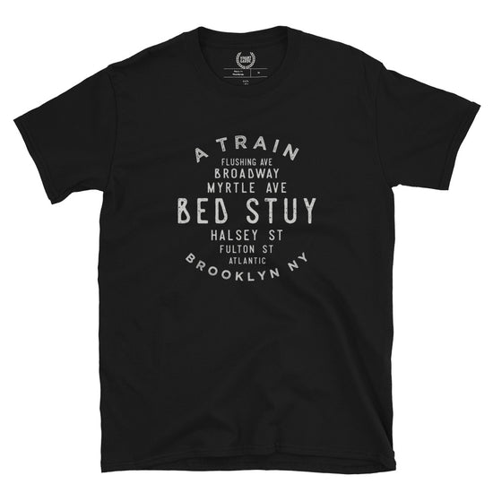Bed Stuy Brooklyn NYC Adult Mens Grid Tee