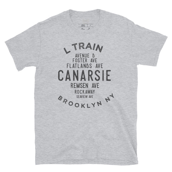 Canarsie Brooklyn NYC Adult Mens Grid Tee