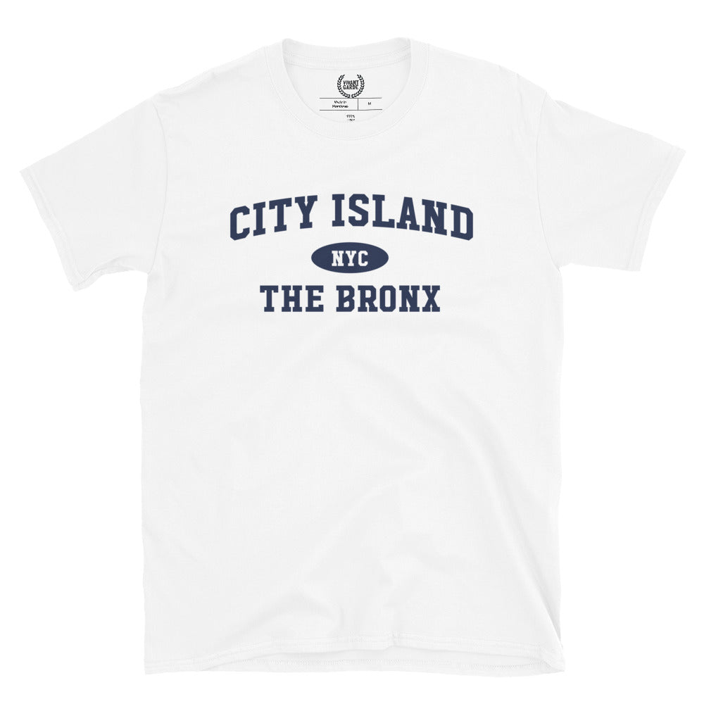 City Island Bronx NYC Adult Mens Tee