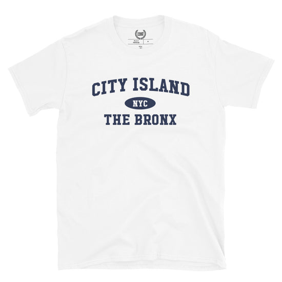 City Island Bronx NYC Adult Mens Tee