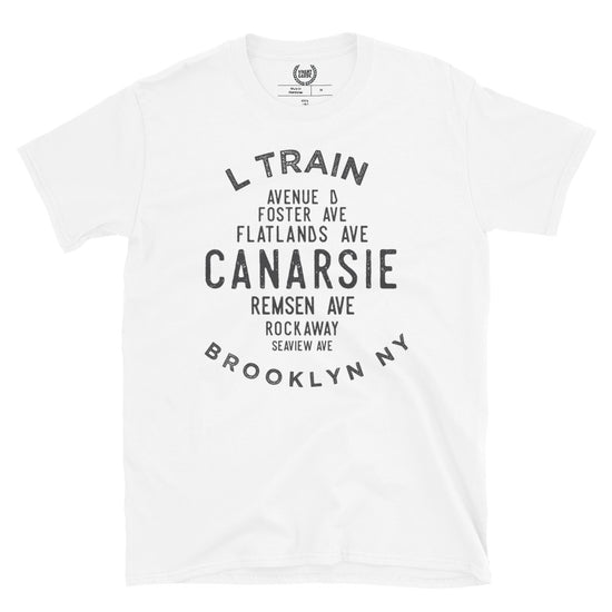 Canarsie Brooklyn NYC Adult Mens Grid Tee