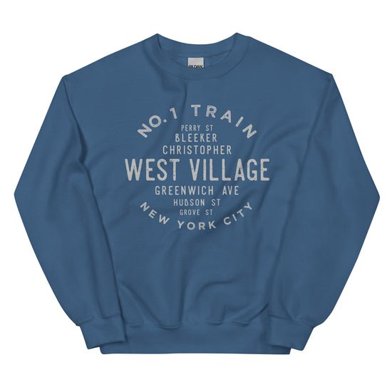 West Village Manhattan NYC Adult Unisex Sweatshirt