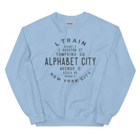 Alphabet City Manhattan NYC Adult Sweatshirt