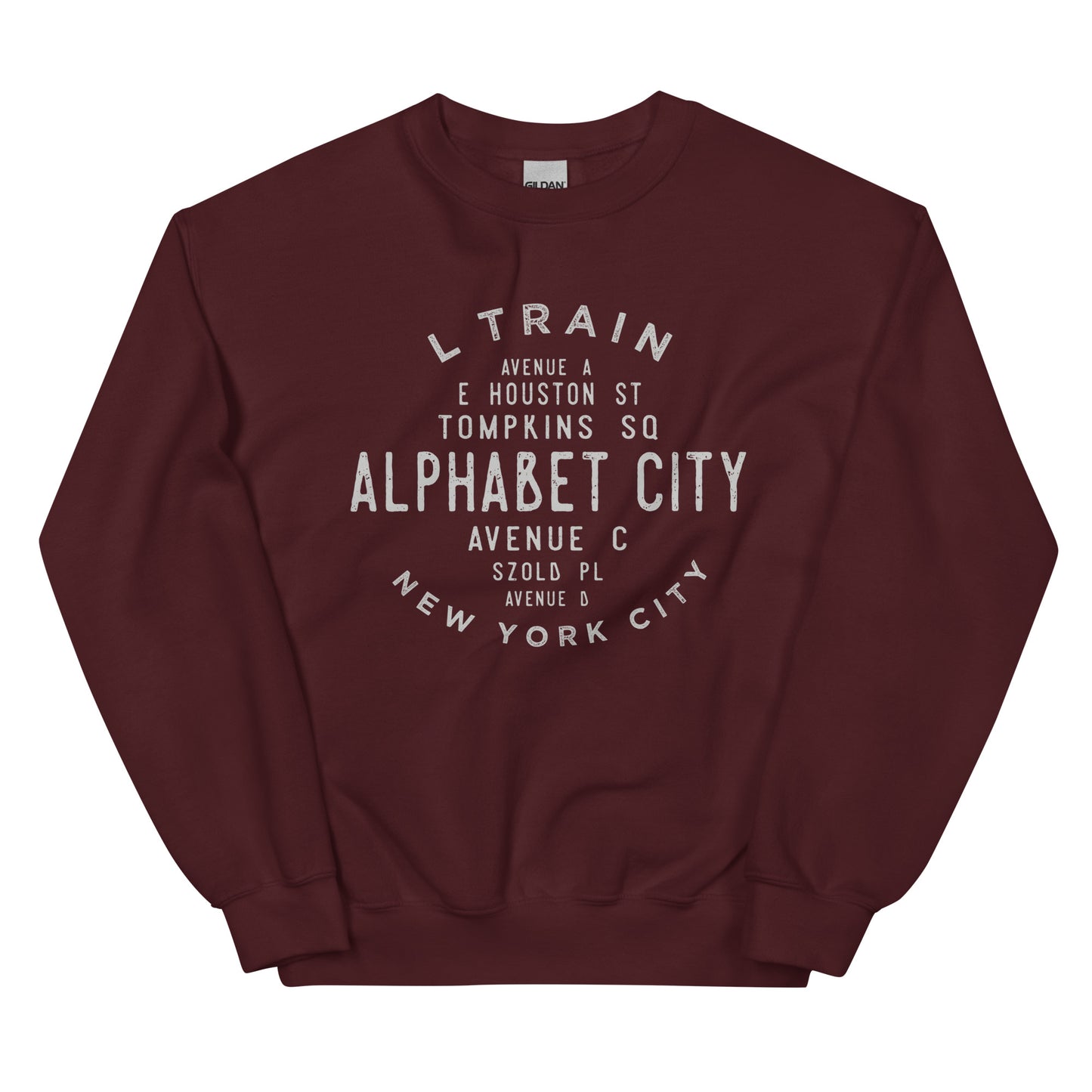 Alphabet City Manhattan NYC Adult Sweatshirt