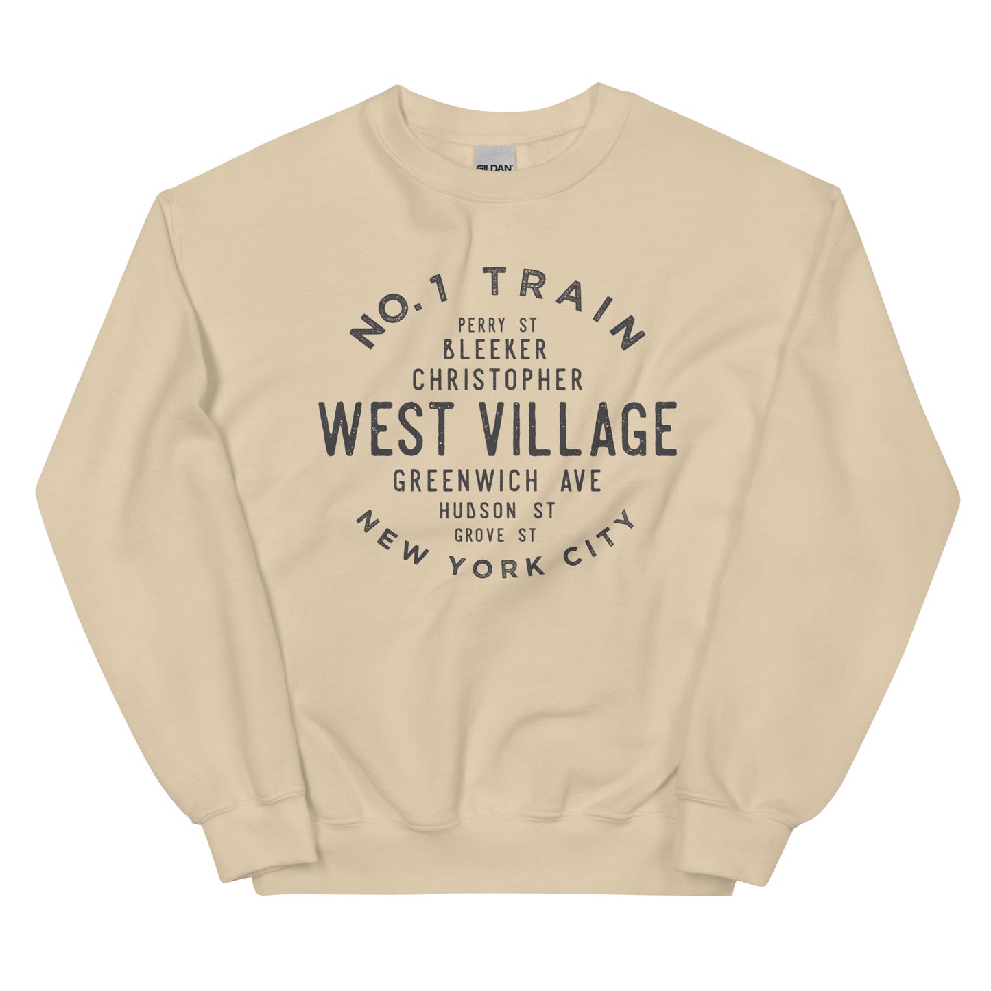 West Village Manhattan NYC Adult Unisex Sweatshirt
