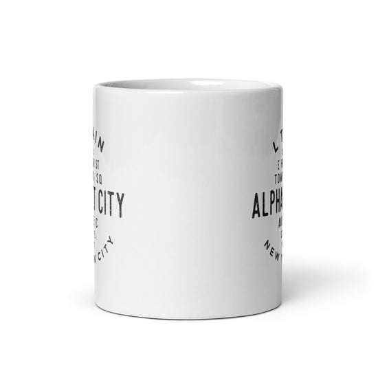 Alphabet City Manhattan NYC Mug