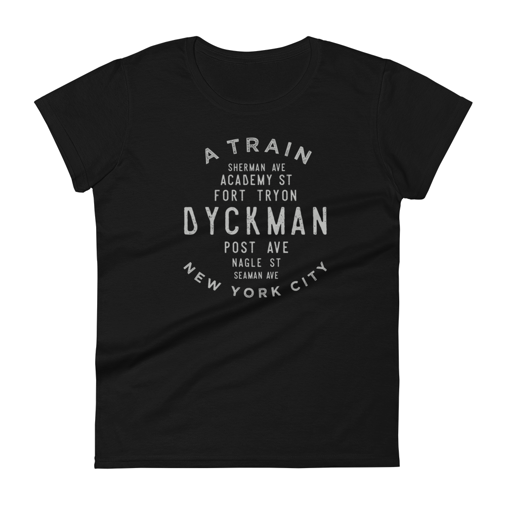 Dyckman Manhattan NYC Women's Grid Tee