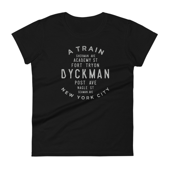 Dyckman Manhattan NYC Women's Grid Tee