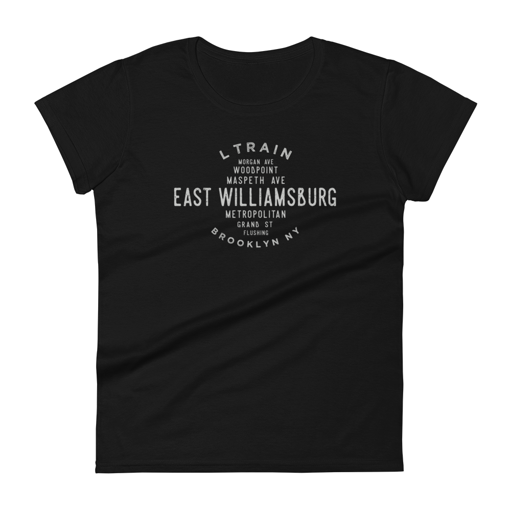 East Williamsburg Brooklyn NYC Women's Grid Tee