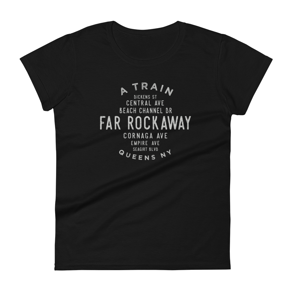 Far Rockaway Queens NYC Women's Grid Tee