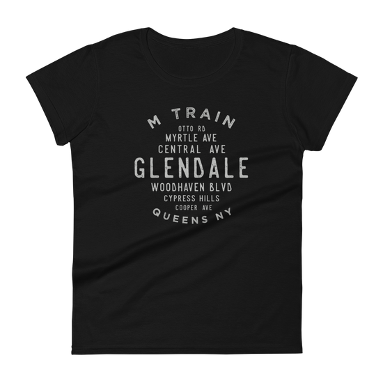 Glendale Queens NYC Women's Grid Tee