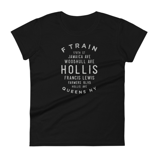 Hollis Queens NYC Women's Grid Tee