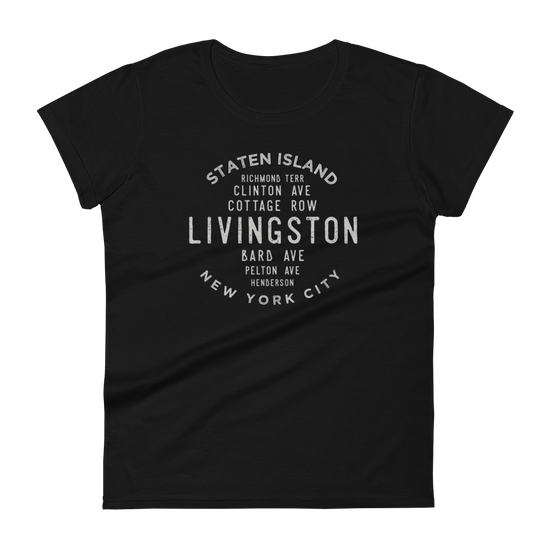 Livingston Staten Island NYC Women's Grid Tee