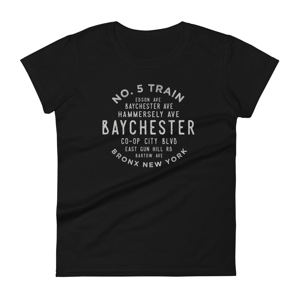 Baychester Bronx Adult Women's Grid Tee